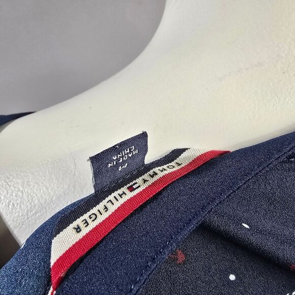 Tommy Hilfiger Navy Top with Red and White Accents R2 - Picture 4 of 4